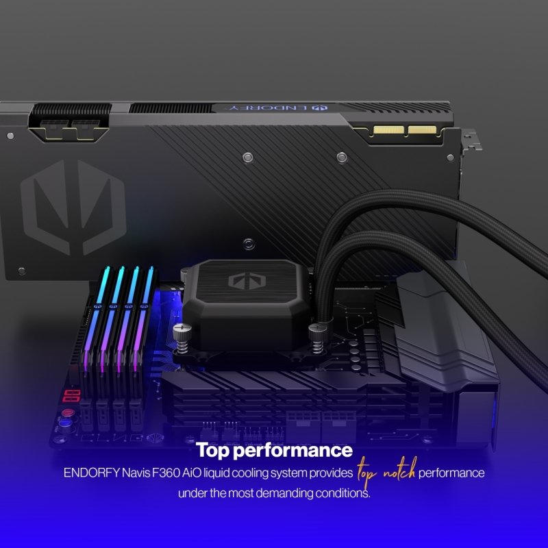 ENDORFY Navis F360 360mm AIO Liquid CPU Cooler