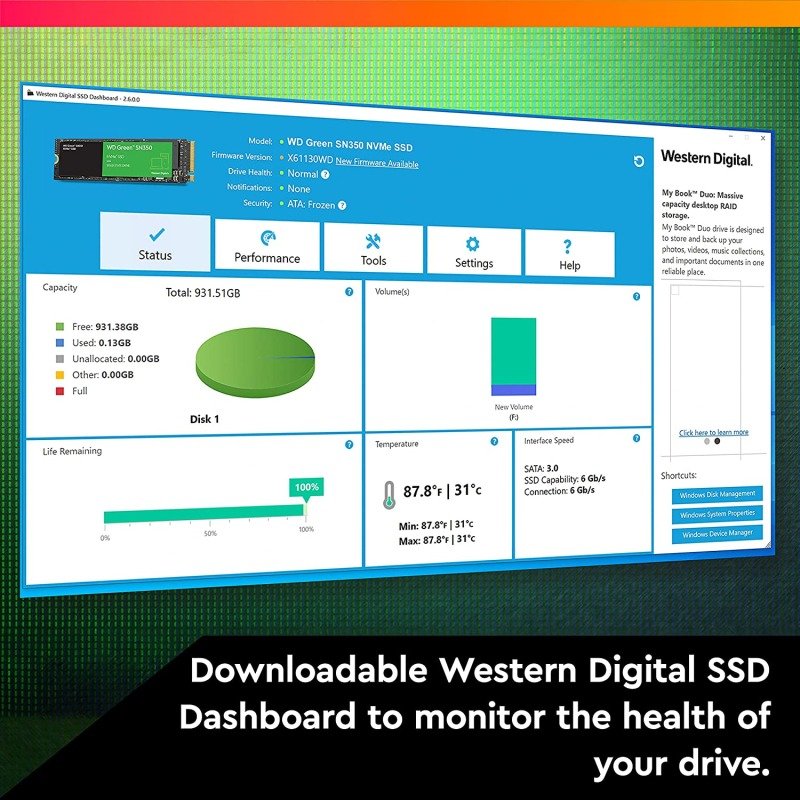WD Green SN350 2TB M.2 Internal SSD